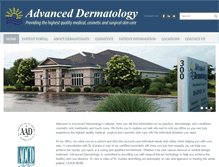 Tablet Screenshot of advanced-dermatology.com